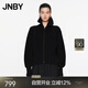 JNBY/江南布衣秋冬羊毛針織開衫女高領(lǐng)簡約休閑通勤5O0312580 001/本黑 M