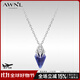 AWNL波塞冬三叉戟NOVA守護項鏈女小眾輕奢時(shí)尚飾品送女友生日禮物 項鏈-十字車(chē)花鈦鋼鏈款