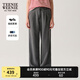 Teenie Weenie小熊牛仔褲2025春季新款簡(jiǎn)約萊賽爾寬松直筒休閑褲女 煤灰色 XL 175
