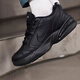 耐克（NIKE）官方男鞋女鞋 AIR MONARCH IV氣墊運動(dòng)鞋休閑鞋老爹鞋跑步鞋鞋子 415445-001 男女同款 黑色 41