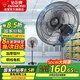 鉆石牌工業(yè)風(fēng)扇落地扇家用立式電風(fēng)扇大風(fēng)力搖頭強(qiáng)力電扇客廳商用工廠車(chē)間鋁葉商業(yè)風(fēng)扇HF1602