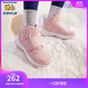 Skechers斯凱奇兒童棉鞋冬季時(shí)尚女童皮鞋短靴加絨保暖雪地靴8701648L