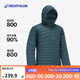 迪卡儂（DECATHLON）短款羽絨服輕薄薄外套戶(hù)外運(yùn)動(dòng)保暖內(nèi)膽排骨羽絨服TREK100 男款- 復(fù)古藍(lán)-連帽 XL