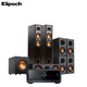 杰士（Klipsch）R-26F 家庭影院7.1 電視音箱 落地影院 組合音響 客廳影院R-10SW低音炮套裝（黑色）配TSR-700功放