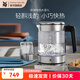WMF福騰寶不銹鋼 玻璃可調溫電茶壺燒水壺保溫茶壺電熱水壺 1L