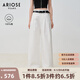 艾諾絲雅詩【商場同款】2025夏季新品匹馬棉100%棉女休閑褲垂感長褲40433023 白色 M