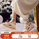 FILA 斐樂(lè)官方老爹鞋女鞋運(yùn)動(dòng)鞋圣誕可頌面包鞋休閑鞋