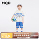 馬騎頓（MQD）男大童夏季新品學(xué)院風(fēng)運(yùn)動(dòng)休閑短袖五分褲兩件套