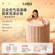 娜拉之夏（LALAPERCARE）云朵充氣泡澡桶可折疊洗澡桶浴桶兒童大人家用沐浴桶浴缸七夕禮物 云朵充氣泡澡桶-可愛粉