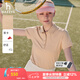 哈吉斯（HAZZYS）女裝 夏季女士【PHIZ系列】4粒扣修身休閑POLO衫女 米色BI (160/84A 38) M