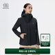 KOLON SPORT/可隆1992 C-KNIT先行者沖鋒衣 女子防水防風透濕耐磨連帽夾克 LKGJ5MN022-BK 黑色 S 160/84A