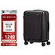 新秀麗（Samsonite）行李箱20英寸拉桿箱前開(kāi)口商務(wù)條紋旅行箱密碼登機箱黑色KF1
