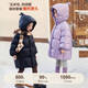 LUSON小O寶Okids童裝寶寶羽絨服女中長(cháng)款玉米2025冬女童800蓬加厚外套