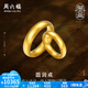 周六福（ZLF）  古法黃金戒指男女款情侶足金999圓潤(rùn)戒指單只 計(jì)價(jià) 男戒17號(hào) - 13.84g