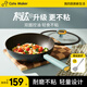 卡特馬克北歐炒鍋不粘鍋麥飯石色家用含鈦炒菜鍋雙圈控油電磁爐燃氣灶通用 升級含鈦【推薦2-4人使用】 30cm
