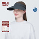 無印良品（MUJI）防紫外線 遮陽帽 帽子防曬帽  硬核防曬 空頂帽 DBC34A5S 深灰色 55-59cm