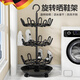 JCZS德國品牌晾鞋架不銹鋼曬鞋子神器可旋轉陽(yáng)臺鞋架子多功能懸掛式 月光白/二層【可曬16只】帶接水盤(pán)