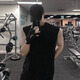 萊樞匯運動背心男士夏籃球運動跑步健身背心訓(xùn)練服休閑時尚帥氣無袖T恤 坎肩背心L【120-135斤】