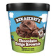 本杰瑞（BEN&JERRY'S）本杰瑞巧克力布朗尼冰淇淋465mL進(jìn)口香草焦糖桶裝雪糕 本杰瑞巧克力布朗尼味冰淇淋1杯(408g)