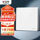 公牛（BULL）開關(guān)插座 G12系列 一開單控開關(guān)大面板開關(guān)G12K111 象牙白 暗裝