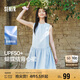 森馬（Semir）連衣裙女防曬背心裙溫柔2025夏蝴蝶結(jié)A字短裙少女感109325114030