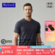 百富（BYFORD）打底內(nèi)衣男棉針織領(lǐng)打底t恤短袖打底衫運(yùn)動(dòng)內(nèi)衣男百搭休閑-MW8842 深藍(lán)色 M