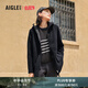 AIGLE艾高經(jīng)典款C300戶(hù)外休閑保暖鎖溫厚款全拉鏈抓絨衣女士外套 黑色 AR412 36