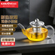 金灶（KAMJOVE）小容量迷你玻璃花茶壺泡茶壺飄逸杯茶道杯過濾茶具小茶壺一人用 AM-717 250ml