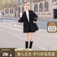 絲柏舍翻領(lǐng)西裝2025秋裝新款女裝休閑雙排扣長袖西服外套