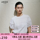 艾諾絲雅詩(shī)艾諾絲雅詩(shī)2025夏季新品100%棉短袖白色T恤燈籠袖上衣40436132 白色 S
