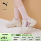 彪馬（PUMA）【老爹鞋】增高厚底鞋女蝴蝶結(jié)休閑鞋PULSAR WEDGE387090 米白色-粉紅-01 38.5