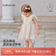 babylove女寶寶連衣裙夏季裙子蝴蝶刺繡紗裙外出甜美蓬蓬裙飛袖公主裙