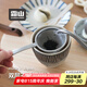 霜山SHIMOYAMA日本進(jìn)口304不銹鋼茶漏茶濾茶葉過濾器茶杯過濾網(wǎng)濾茶器 錘目紋茶濾-適大于7.5cm口徑茶杯