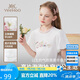 英氏（YEEHOO）女童T恤兒童短袖上衣中大童裝棉質(zhì)甜美泡泡袖刺繡夏裝 白色 160 