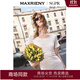 MAXRIENY【方媛同款】?jì)?yōu)雅浪漫收腰針織連衣裙米白色波西米亞長(cháng)裙 米白 L