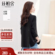 絲柏舍開(kāi)叉西服2025秋裝新款女時(shí)尚干練通勤顯瘦休閑西裝外套
