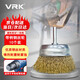 VRK帶柄碗型鋼絲輪角磨機鋼絲刷木材打磨除銹鋼絲輪拋光打磨輪 10個(gè)/盒