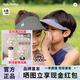 HeyBetter兒童防曬帽hey帽子UPF50+空頂遮陽帽防紫外線夏季戶外防曬帽子 飛織光變防曬帽-冰藍魔方（藍色
