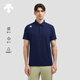 DESCENTE迪桑特TRAINING系列綜訓TOUGH男士速干短袖POLO衫夏季 NV-Naval Academy XL (180/100A)