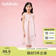 巴拉巴拉女童裙子兒童連衣裙2025夏裝中大童無袖裙子甜美208225111024