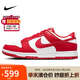 耐克NIKE板鞋女休閑鞋 DUNK緩震運(yùn)動(dòng)鞋 DD1873-116白紅37.5