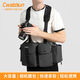 CWATCUN卡登戰術(shù)相機腰包攝影相機包背腰帶快掛微單單反適用專(zhuān)業(yè)戶(hù)外 黑色小號（腰圍80cm-140cm）