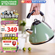 摩飛電器（Morphyrichards）電熱水壺藝術(shù)水壺 家用燒水壺 不銹鋼電熱水壺 燒水壺大容量  MR7456A 1.5L 橄欖綠