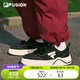 FILA FUSION 斐樂潮牌章昊同款女鞋滑板鞋2025夏季厚底帆布鞋女運動鞋