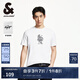 杰克·瓊斯（JACK&JONES）男裝25年短袖T恤男士夏季純棉潮流休閑圓領航海系列高端白色半袖 A06本白色 常規(guī) M 175