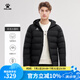 KELME /卡爾美冬季運(yùn)動棉衣男青少年戶外休閑棉襖加厚冬訓(xùn)保暖棉服 黑色【升級款8261MF1013】 XL
