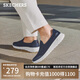 斯凱奇（Skechers）男鞋夏季2025年新款一腳蹬健步鞋透氣休閑運(yùn)動(dòng)鞋216700