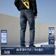 杰克·瓊斯（JACK&JONES）25年男裝潮流修身直筒彈力休閑百搭深色牛仔褲長褲子男士四季男褲 深牛仔藍(lán)085涼感 31 175 W31/L30