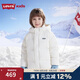 LEVI'S李維斯童裝男童羽絨服防潑水冬季保暖防寒外套 糖果白 160/80 