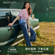 GANT【亞洲限定】GANT甘特多巴胺春季新款女士上衣漸變色印花短袖T恤 614粉色 M